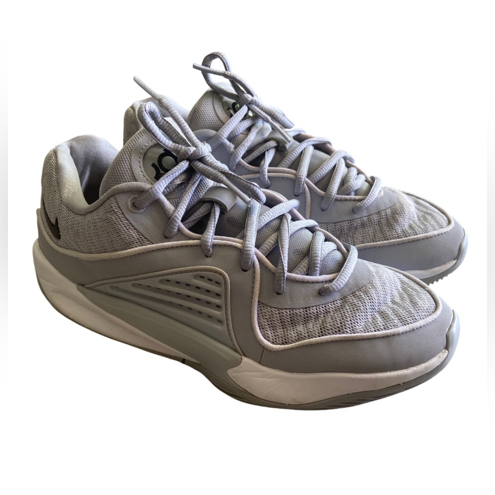 Nike Kd 16 Tb Wolf Grey White  Basketball Shoes Durant FN7091- 003 Size 6.5